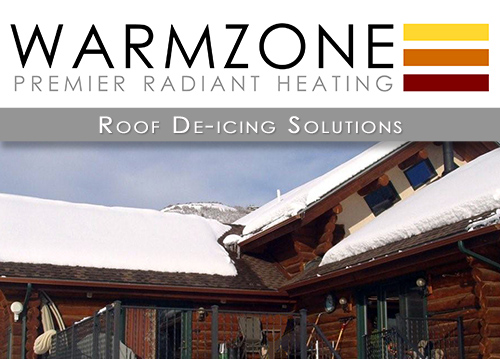 Warmzone roof de-icing system photos